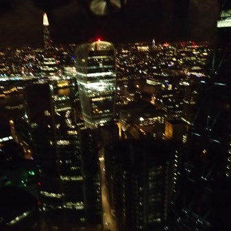 The View From The Gherkin At  Night