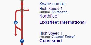 Rail Lines At Ebbsfleet