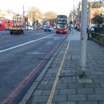 The First Bus Comes Through