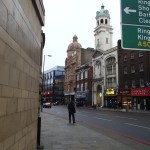 Looking Back Towards The Angel Corner Building