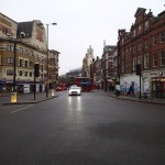 Looking Back Towards The Angel Corner&nbsp;Building