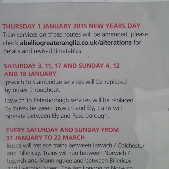 Greater Anglia Gets The Dates Wrong