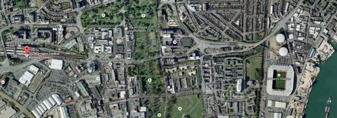 Southampton Central To St. Mary's Stadium