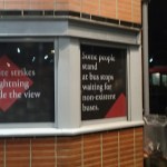 Poetry In Walthamstow Bus&nbsp;Station