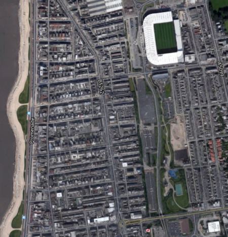 North of Blackpool South Station