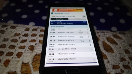 Train Departure Information On The Go!