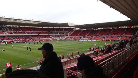 A Sparse Crowd At Middlesbrough