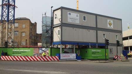The Crossrail Cambridge Heath Site At Whitechapel