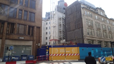 Blomfield Street Vent Shaft Location