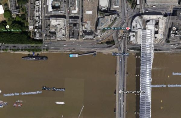 Blackfriars Bridge Foreshore