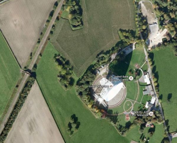 Jodrell Bank And The Manchester-Crewe Railway