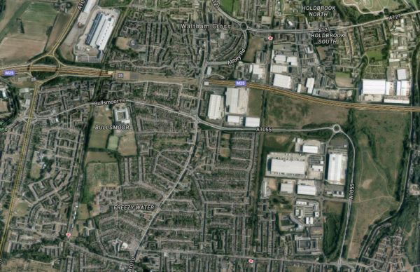 M25 South Of Waltham Abbey