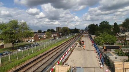 Looking West From The Footbridge