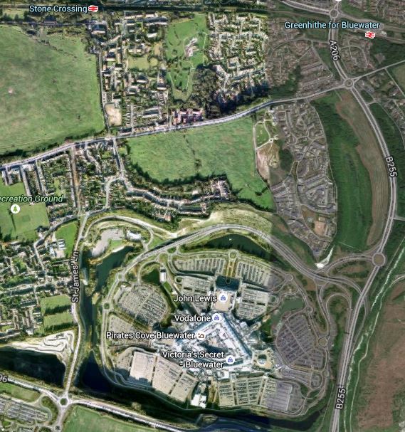 Greenhithe Station And Bluewater