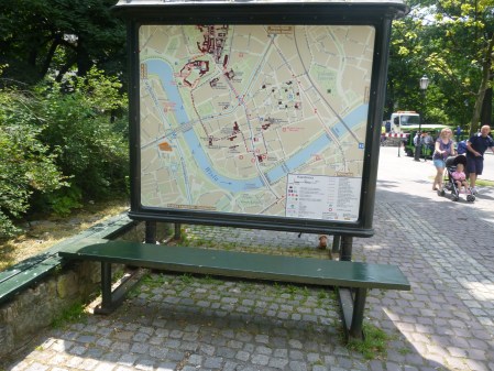 A Large Map With Seats