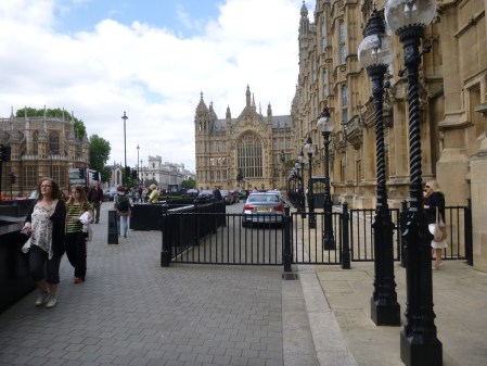 In Front Of The Palace Of Westminster