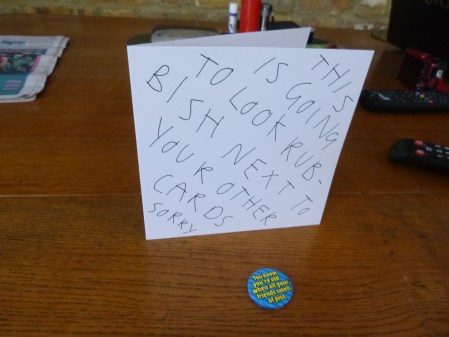 A Birthday Card For An Eighty-Year-Old Widow