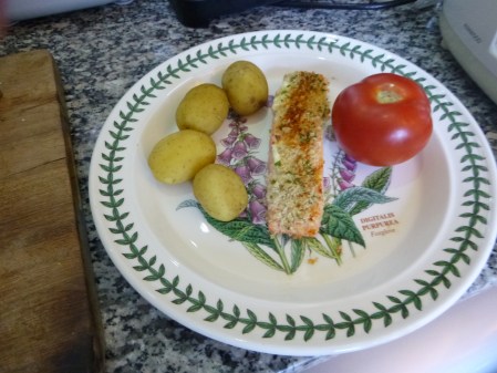 Mary Berry's Salmon With Potatoes And Tomatoes