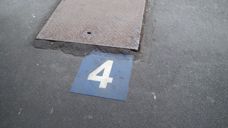 A Raised Man-Hole Cover