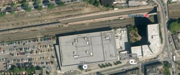 An Enlarged View Of West Ealing Station