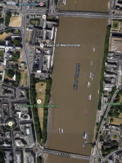 The Palace Of Westminster And The Thames