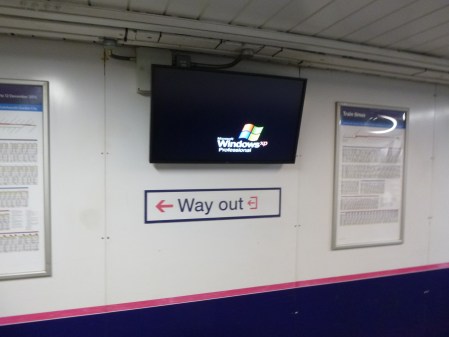 Network Rail Displays Must Work On Windows XP