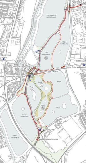 MapmOf Walthamstow Wetlands