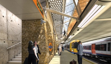 Overground Platforms At Whitechapel Station