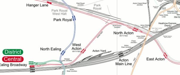 Ealing Broadway Station To West London Line