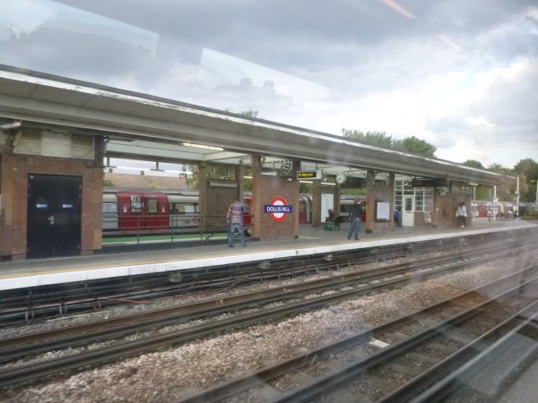 Dollis Hill Station From A Marylebone-Bound Train