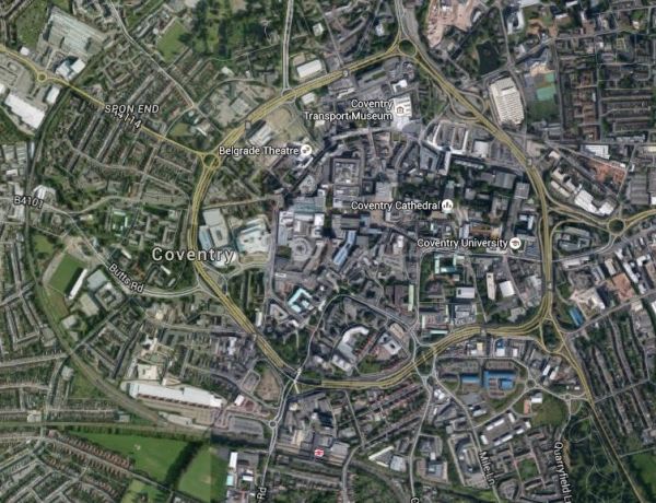 Coventry Station And City Centre