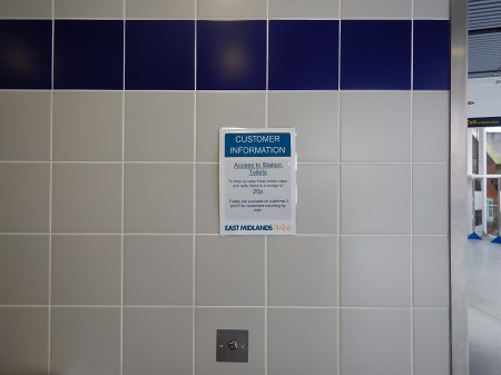 Using The Toilet In Nottingham Station