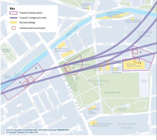 Crossrail 2 Shoreditch Park