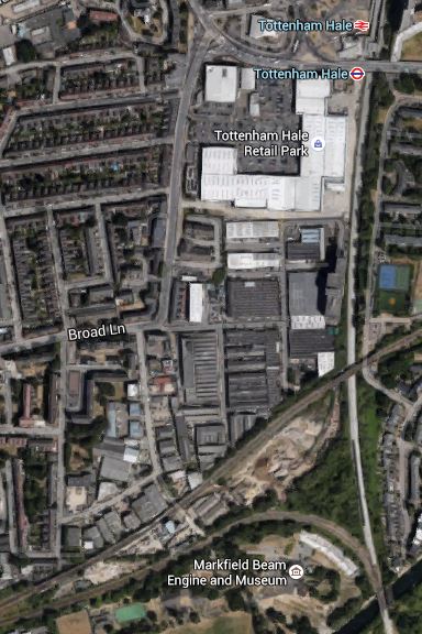 Tottenham Hale Tunnelling Worksite