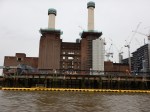 Conveyors And Boom In Front Of Battersea Power Station