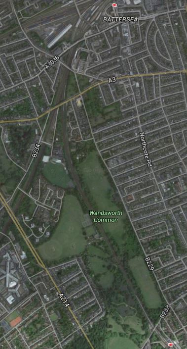 Between Clapham Junction And Wandsworth Common Stations