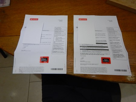 Two Letters From Santander