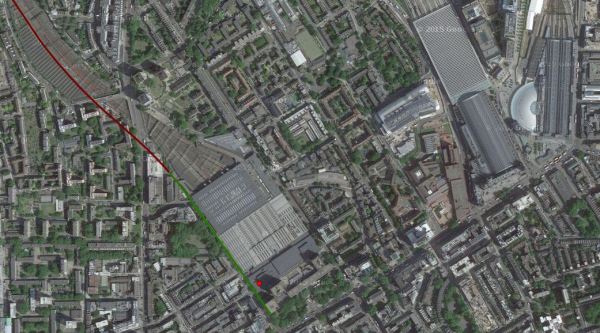 Euston, St. Pancras and Kings Cross Stations With HS2