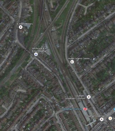Streatham Common Station And The Tangle Of Lines