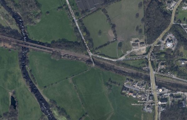 Apperley Bridge Station Location