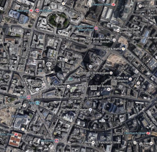 Bank To Liverpool Street