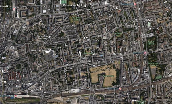 Shoreditch High Street And The Two Bethnal Green Stations