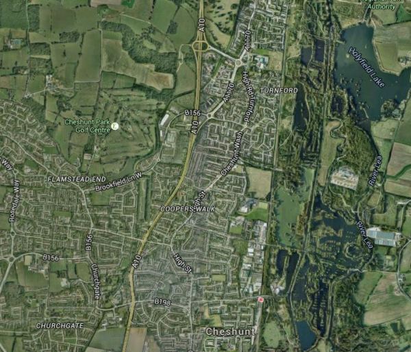 The Area Of The Proposed Turnford Station