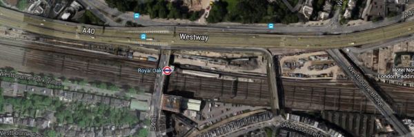 Westway, Crossrail And Royal Oak Station