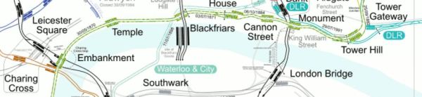 Tower Gateway To Charing Cross