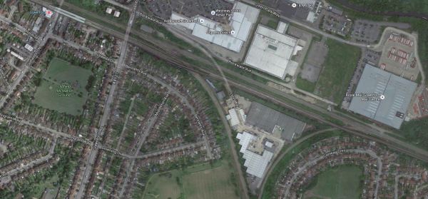 Greenford Station And The Junction To The East