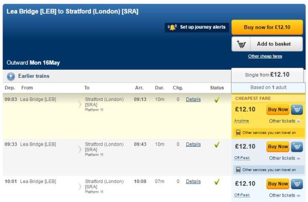 The First Day Of A Full Service From Lea Bridge Station