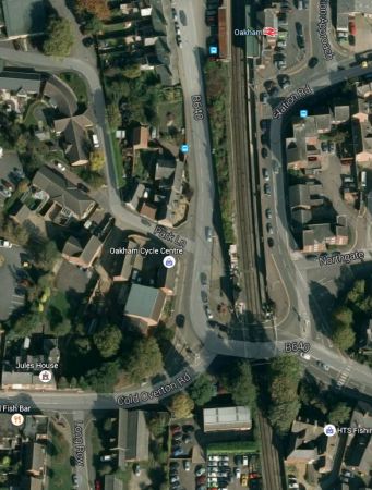 Oakham Station And Level Crossing