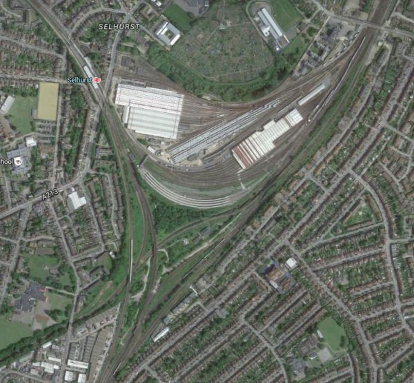 Windmill Bridge Junction, Selhurst Station And Depot