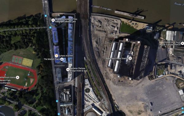 The Location Of Battersea Station